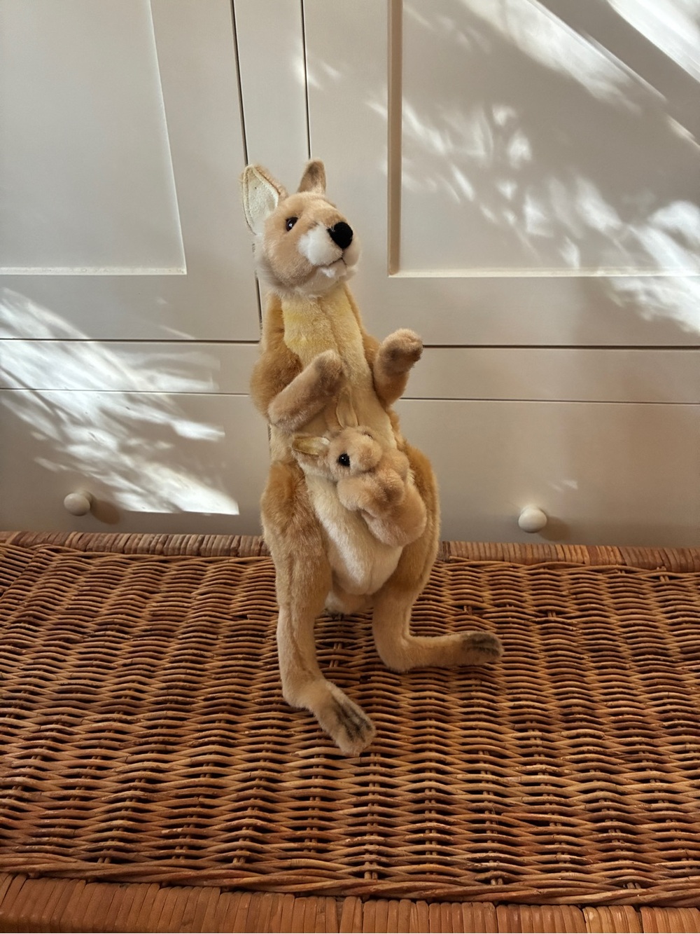 Hansa Kangaroo and Joey Stuffed Animal